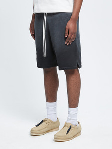 New Fashion Men Shorts Light gray <b>Elastic</b> Waist Shorts Minimalist Design with Side Pockets Streetwear Athletic Shorts - Product Image 3