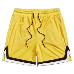 <b>Top</b> Selling 100% Polyester Men's Elastic Waist Shorts Contrast Long <b>String</b> All Over Sublimation Printed Men Basketball Shorts - Product Image 5