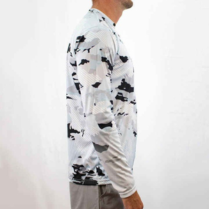 Camisa de Pesca de Manga Larga para Hombre, Impresión por Sublimación, UPF 50, Protección Anti-UV, Ropa para Exteriores - Product Image 3
