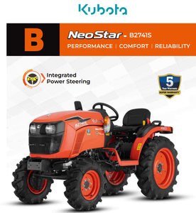 รถแทรกเตอร์อเนกประสงค์ขนาดเล็กแบบรางแคบ Kubota NeoStar B2741S ขับเคลื่อน 4 ล้อ กำลัง 27 แรงม้า ขับเคลื่อนด้วยเครื่องยนต์ดีเซล 3 สูบ 1261 ซีซี ระบายความร้อนด้วยน้ำ - Product Image 6