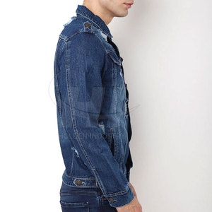 OEM Service Wholesale Best Design Men Jeans <b>Jacket</b> <b>Lightweight</b> Customized Color Men Jeans <b>Jacket</b> - Product Image 2