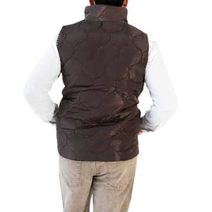 Men Insulated Puffer Vest Winter Sleeveless Quilted Jacket Warm Lightweight Body <b>Warmer</b> Outdoor OEM Supplier - Product Image 2