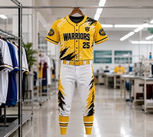 ชุดยูนิฟอร์มเบสบอลมืออาชีพ ชุดเสื้อและกางเกงเบสบอลปักโลโก้ตามสั่ง ชุดทีมแบบซับลิเมชั่นสำหรับผู้ชายและเด็กผู้เล่น - Product Image 5