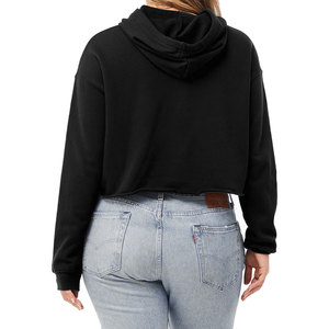 100%, blusas cortas transpirables de alta calidad para mujer, logotipo personalizado y diseño, camisa informal con capucha para verano - Product Image 2