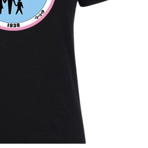 Camiseta Negra de Manga Corta con Cuello Redondo y Diseño Gráfico en Vinilo, Ropa Casual para el Día a Día, Estilo Urbano, Prenda Cómoda para un Estilo de Vida Relajado - Product Image 6
