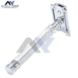 Classic Safety <b>Razors</b> Traditional Heavy Steel Chrome Finish Double Edge Safety <b>Razor</b> Men Shaving Superior Quality Barber <b>Razors</b> - Product Image 3