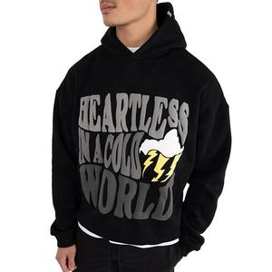 Sudadera con Capucha Personalizada para Hombre, 100% Algodón, Impresa en la Parte Delantera, Sudadera de Lujo para Hombre, Ropa de Calle Elegante, Sudadera de Invierno - Product Image 1