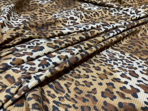 Leopard Print Fabric, soft fabric, realistic print, perfect for dolls and realistic crafts. - Product Image 4