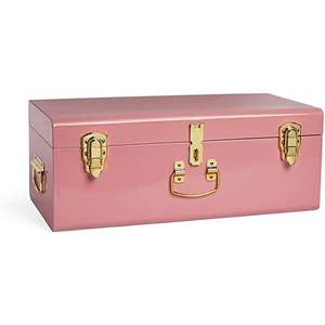 Caja de almacenamiento tipo baúl, caja decorativa para guardar objetos, baúl metálico de estilo vintage, organizador de maletas, caja de almacenamiento de lujo. - Product Image 6