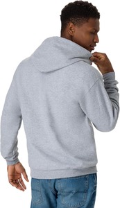 Sweat-shirt à capuche zippé pour homme, couleur unie, en polaire, avec poches, coupe classique, veste à capuche, style décontracté pour l'automne - Product Image 5