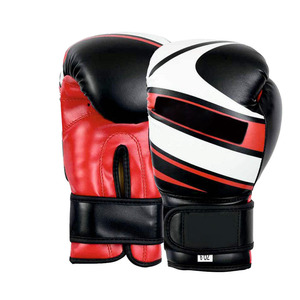 Five B Professional <b>Synthetic</b> <b>Leather</b> Boxing Training Gloves 10oz 12oz Hook Loop Closure Padded Wrist Support Breathable - Product Image 1
