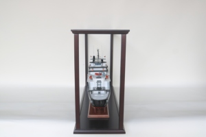 Modelo de Barco de Rescate de Madera Abeille Bourbon Hecho a Mano y Ecológico - Regalo Empresarial Premium de Feng Shui para Halloween/Pascua, Hogar u Oficina - Product Image 3