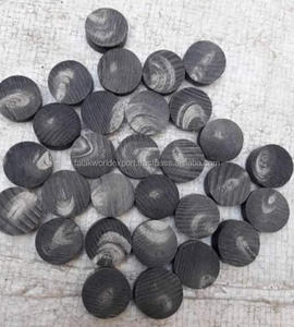 กระดุมเขาควายธรรมชาติสีดำเป็นมิตรกับสิ่งแวดล้อม - Product Image 4