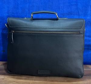 Leder-Kuriertasche Groß Langlebig mit Reißverschluss für Geschäftszwecke Alle Jahreszeiten Herrenstil Handgefertigt <span class=keywords><strong>RABADA</strong></span> - Product Image 3