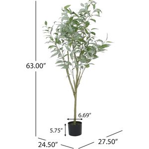 Bonsai di Eucalipto Artificiale da 63 Pollici, Categoria Prodotto: Alberi Artificiali - Product Image 3