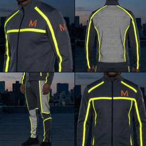 Ensemble de survêtement pour homme, vêtements de sport, logo personnalisé, entraînement, course à pied, gym, jogging, ensemble zippé, Maluza PowerFit - Product Image 6