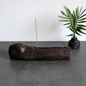 Porte-encens en bois fait main en forme de bateau pour la maison, support pour bâtonnets d'encens, porte-bâtonnets d'encens, encens en bois de santal - Product Image 2