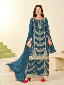 Women Festive Wedding Suit with Premium Fabric Embroidered Details and Classic Style Buy Direct From Supplier - Product Image 2