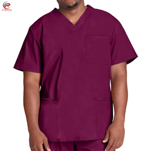 Good Quality Comfortable Lightweight Hospital Uniform Work <b>Clothes</b> For Nurses Custom logo Medical <b>Scrubs</b> Set for Unisex - Product Image 2