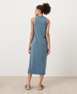 Vestido de Tirantes Personalizado 100% Algodón para Mujer, Elegante Vestido Casual de Verano de Longitud Midi con Cintura Natural, Venta al por Mayor de Fábrica - Product Image 5