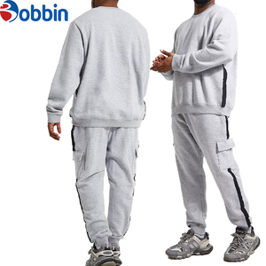 Conjunto de Chándal para Hombre, el Mejor Chándal Deportivo al por Mayor, Conjunto de Chándal de Algodón y Felpa Personalizado para Hombre, Sudadera con Capucha y Pantalones Deportivos Tipo Cargo - Product Image 6