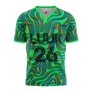 Camisetas de Fútbol Personalizadas para Hombre, Temporada Primavera, Otoño, Verano, Tallas Grandes, 100% Poliéster, Transpirables, Antihumedad, Antibacterianas - Product Image 5