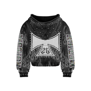 ชุดเสื้อผ้าถักนิตติ้งสำหรับผู้หญิง คอลเลคชั่นฤดูร้อน 2026 เสื้อครอปท็อปและกางเกงขาสั้นทรงโอเวอร์ไซส์ สไตล์ลำลอง ชุดเซ็ต 2 ชิ้น - Product Image 6