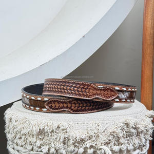 2025 nouveau Style bohême guitare acoustique sangle en cuir repoussé à la main Style occidental véritable cuir de vachette remplacement sac sangles - Product Image 5