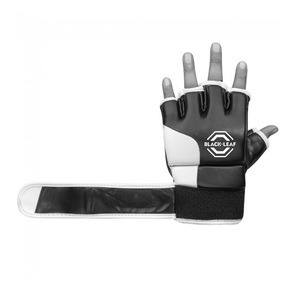 Guantes de MMA de Medio Dedo con Cierre de Cuero PU Unisex para Entrenamiento de Artes Marciales - Product Image 6