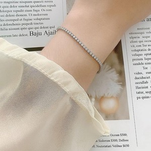 Bracelet en diamant moissanite, bijoux pour femmes, occasion spéciale, cadeau tendance, disponible au meilleur prix - Product Image 6