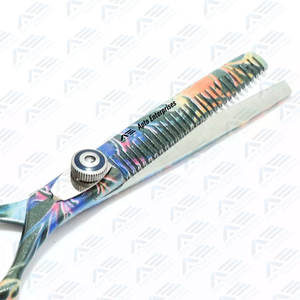 Tijeras de adelgazamiento de peluquero profesional de acero inoxidable japonés al por mayor, tijeras de salón profesional, mango ergonómico - Product Image 2