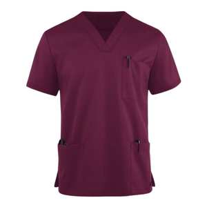 Ensemble d'uniformes médicaux en coton respirant pour infirmières et personnel hospitalier – Haut et pantalon en mélange de coton – Vente en gros - Product Image 6