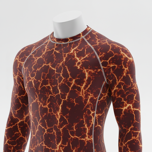 Camiseta Deportiva Unisex de Manga Larga, Estilo Rashguard, Compresión Casual para Gimnasio, Fitness, Entrenamiento, BJJ, MMA, Jiu Jitsu, Grappling - Product Image 3