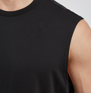 Débardeurs de sport pour hommes personnalisés de haute qualité, respirants, en polyester uni, pour la gym, la course et l'entraînement – Vente en gros - Product Image 6