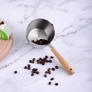 Gran oferta, cacerola de cocina de 11cm, <span class=keywords><strong>sartenes</strong></span> de acero inoxidable de inducción, base, mango, tapa de sartén para salsa, olla para leche - Product Image 3