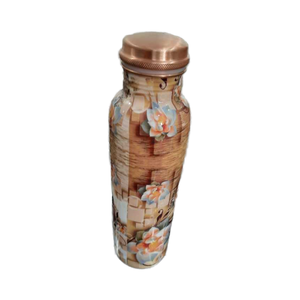Designer Printed 99.9% Copper 1000ml Eco-Friendly Disposable Sport Water <b>Bottle</b> Classic Leak-Proof Lid Portable Outdoor - Product Image 1