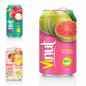 Jus de litchi pur 330 ml, fabricant de boissons OEM ODM, marque privée, Vietnam - Product Image 1