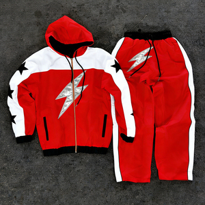 Conjunto Deportivo de Invierno para Hombre, Tejido Transpirable de Primera Calidad, Chaqueta con Capucha y Cierre, Pantalones y Gabardina Informal - Product Image 3