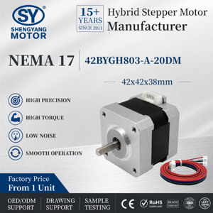 <span class=keywords><strong>Precio</strong></span> Especial <span class=keywords><strong>Motor</strong></span> Paso a Paso Híbrido Bipolar <span class=keywords><strong>Nema</strong></span> <span class=keywords><strong>17</strong></span> de 38mm, 0.4Nm, 1.5A, 1.8Grados, 2 Fases, 4 Cables - Product Image 4