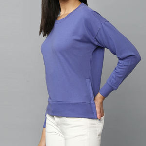 Sweat-shirt décontracté à manches longues pour femme, style streetwear, col rond, sweat-shirt d'hiver à manches longues pour femme, prix abordable - Product Image 2