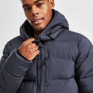 Vêtements pour hommes, style streetwear décontracté, prix bas, vestes à bulles entièrement personnalisées, veste à fermeture éclair avec capuche - Product Image 4