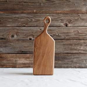 Grande planche à découper en bois pour comptoir de cuisine, préparation des aliments, planche à découper en bois durable pour légumes, fruits, viande, pain - Product Image 6