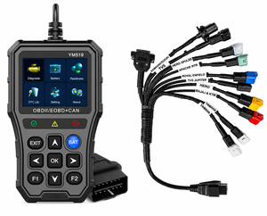 เครื่องมือสแกนรถยนต์ไฟฟ้า YM519 OBD2 12V พร้อมสายวินิจฉัยจักรยานยนต์ BS6 |   เครื่องอ่านรหัสรถยนต์อเนกประสงค์สำหรับจักรยานทุกประเภท - Product Image 1