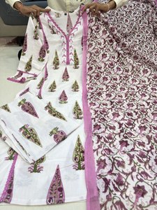 <b>Elevate</b> Your Ethnic Wardrobe This Elegant Jaipuri Cotton Salwar Kameez Set Modern Style Premium Soft Cotton Fabric for Party - Product Image 6