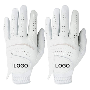 Gants de golf de haute qualité pour gaucher en cuir Cabretta avec logo personnalisé, respirants - Product Image 2