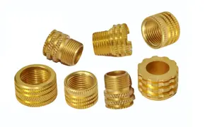 Insertos de Latón CPVC, Bujes Metálicos Roscados para Tuberías de Agua Fría y Caliente, Accesorios de Plomería Industrial - Product Image 2