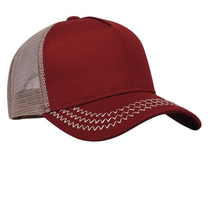 หมวกเบสบอลทรงทันสมัย ตาข่ายด้านหลัง ปรับขนาดได้ หมวก Snapback สำหรับกิจกรรมกลางแจ้งในฤดูร้อน เหมาะสำหรับเล่นกีฬาและสวมใส่ลำลอง - Product Image 2