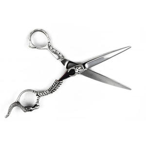 dragon handle scissors sharp cutting barber <b>shears</b> dragon design scissors stainless steel salon <b>tool</b> dragon handle scissors - Product Image 5