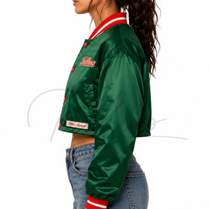 Chaqueta Varsity para Mujer, Diseño Moderno, Ajuste Cómodo, Transpirable, Nueva Llegada - Product Image 2