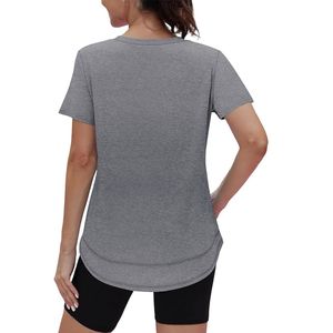 Camisetas Deportivas de Manga Corta para Mujer, Protección Solar UPF 50+, Secado Rápido, para Senderismo y Running, Cuello en V - Product Image 4